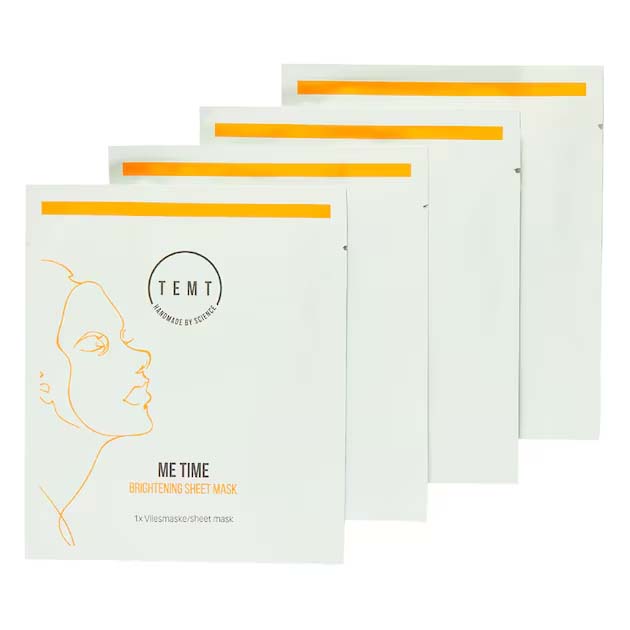 TEMT CMe Time Brightening Sheet Mask, 4Stk, Einzelsachets