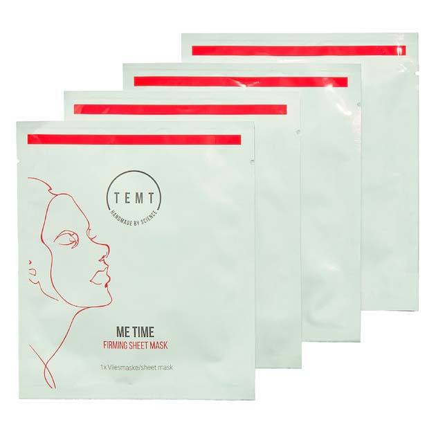 TEMT Me Time Firming Sheet Mask, 4Stk, Einzelsachets
