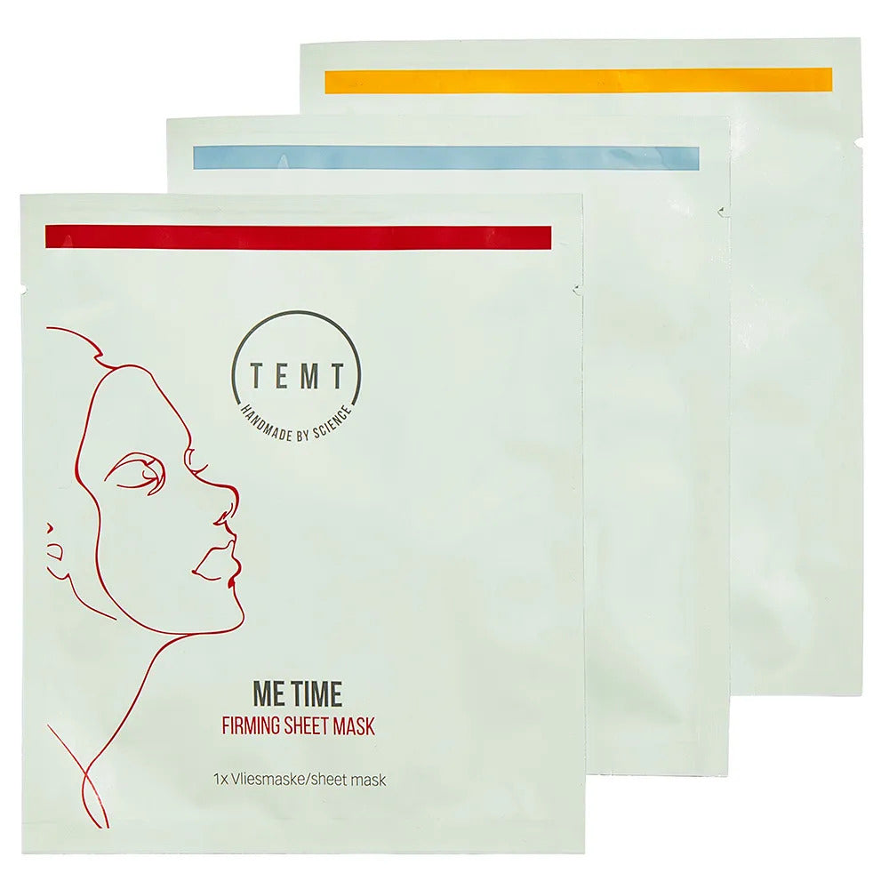 TEMT Me Time Trial Pack – Sheet Masken, 3Stk, Einzelsachets