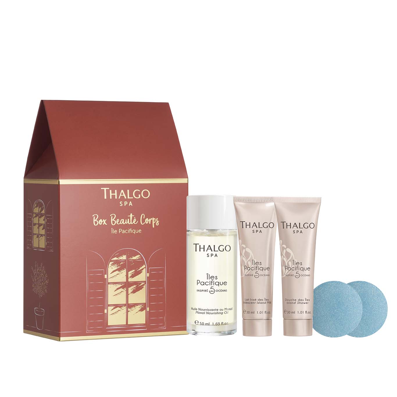 THALGO Beauty Box SPA Ritual ÎLES PACIFIQUE – Geschenkbox, -, Umkarton und Produkte