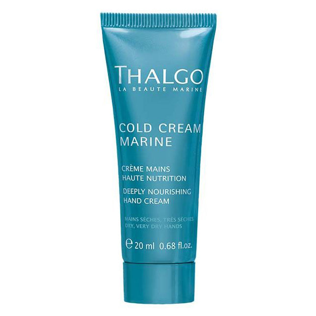 THALGO Cold Cream Marine - Feuchtigkeitsspendende Handcreme, 30 ml, Tube