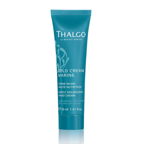 THALGO Cold Cream Marine - Feuchtigkeitsspendende Handcreme, 30 ml, Tube