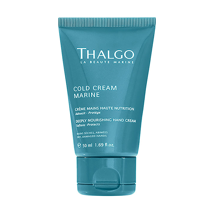 THALGO Cold Cream Marine - Feuchtigkeitsspendende Handcreme, 50ml, Tube