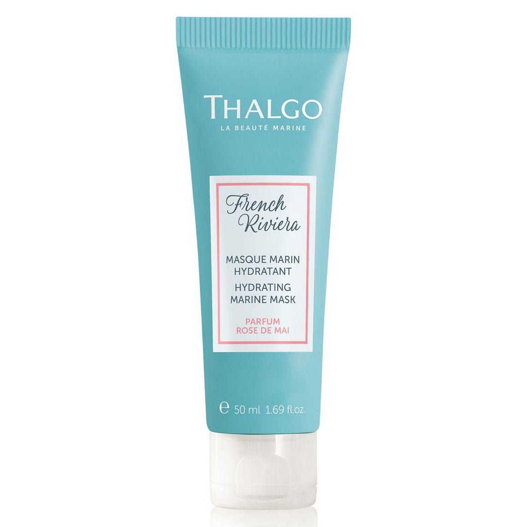 THALGO French Riviera - Feuchtigkeitsspendende Maske Rosenblüte, 50ml, Tube