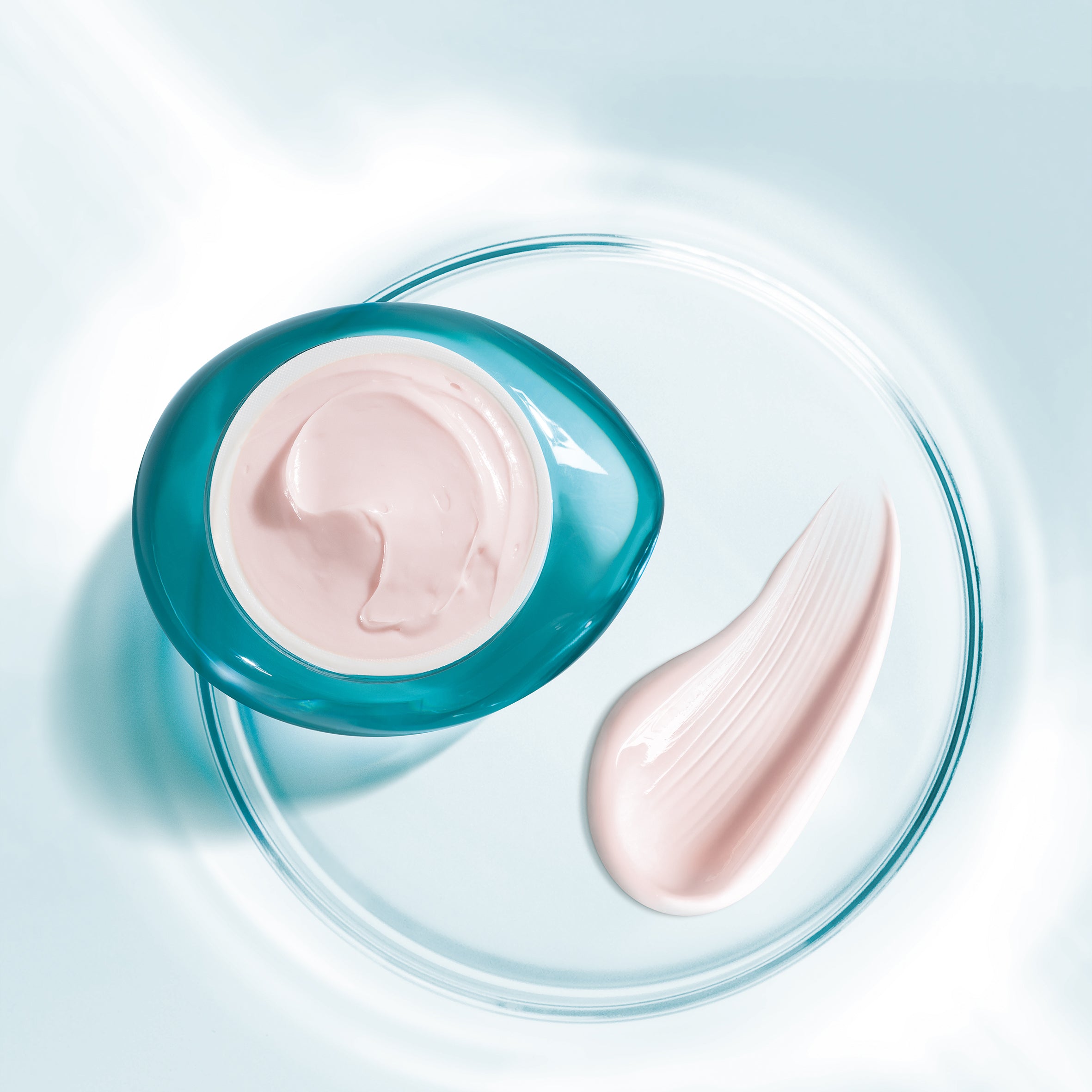 THALGO HYALU-PROCOLLAGÈNE - Faltenkorrigierende Nachtcreme, 50ml, Tiegel offen mit Cremetextur