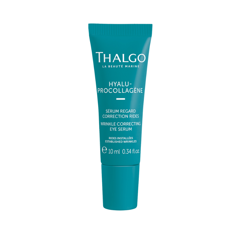 THALGO HYALU-PROCOLLAGÈNE - Faltenkorrigierendes Augenserum – Reisegröße, 10ml, Tube