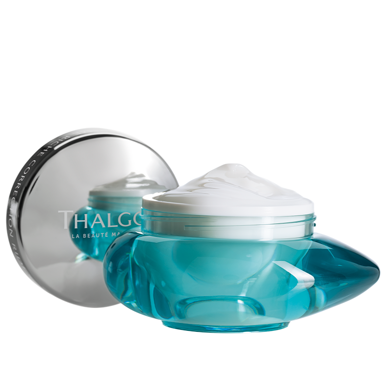 THALGO HYALU-PROCOLLAGÈNE - Reichhaltige Faltenkorrigierende Creme, 50ml, Tiegel offen