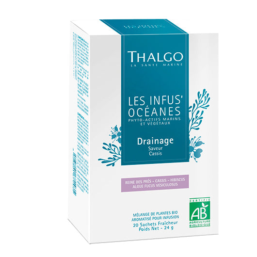 THALGO Les Infus´Océanes Bio-Kräuter-Tee - Drainage, 20x1,2g, Umkarton