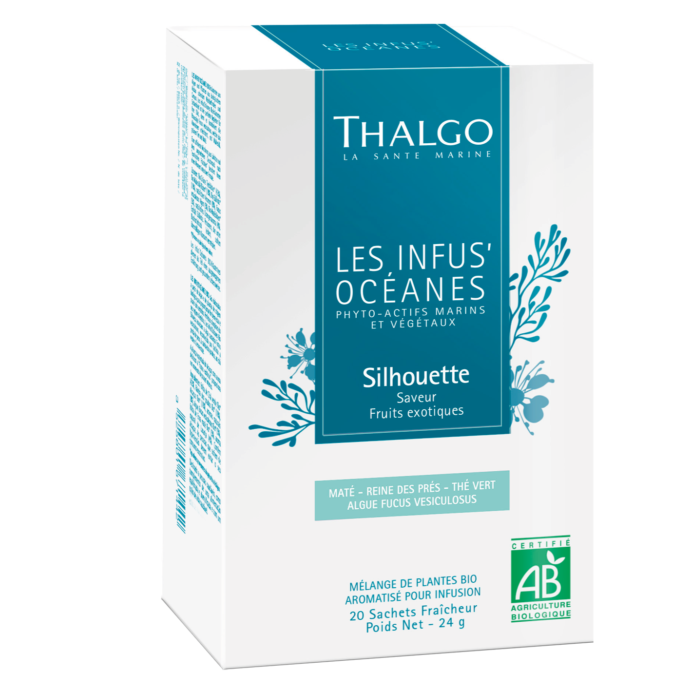 THALGO Les Infus'Océanes - Kräuter-Tee Silhouette, 20x1,2 g, Umkarton