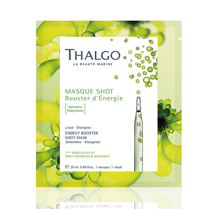 THALGO Masque Shot - Energiespendende Effekt-Maske – Tuchmaske, 20ml, Sachet