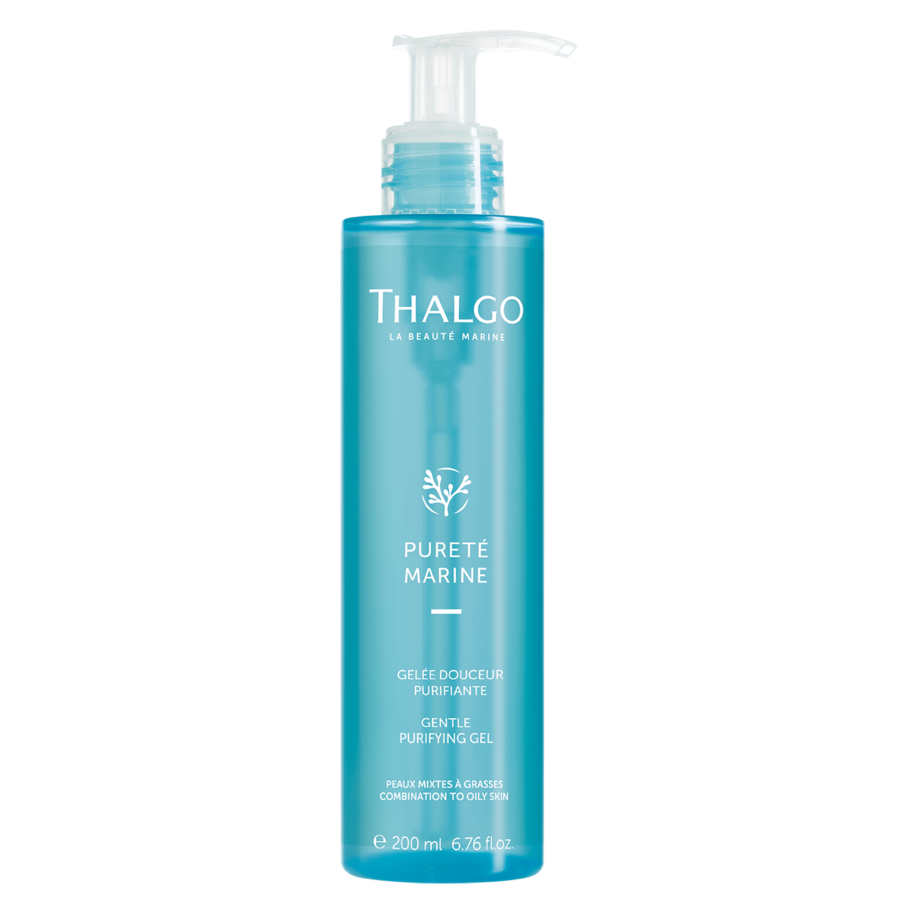 THALGO Pureté Marine - Klärendes Reinigungs-Gel, 200ml, Pumpspenderflasche