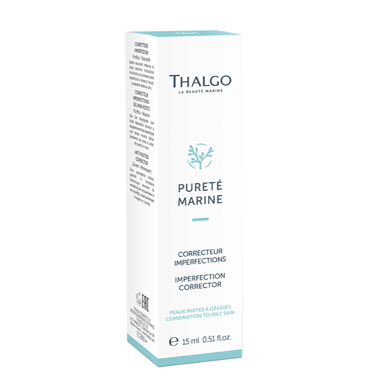 THALGO Pureté Marine - Korrekturgel  – SOS Pflege gegen Pickel, 15ml, Umkarton
