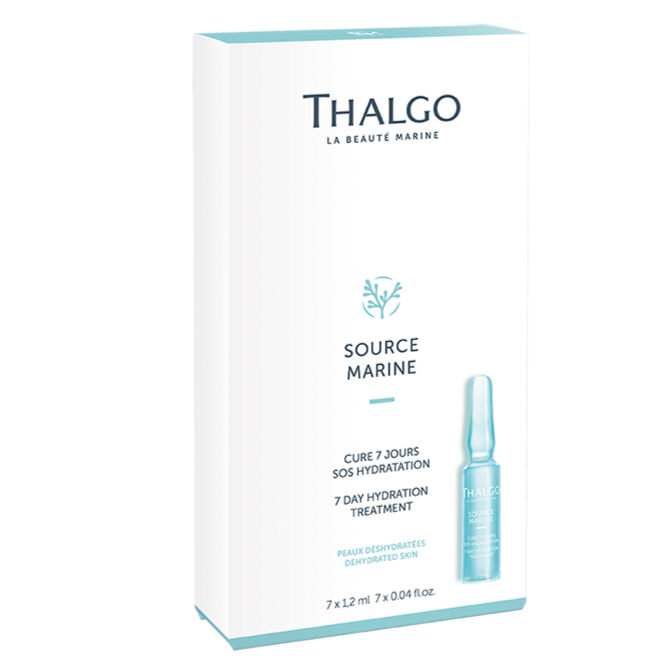 THALGO Source Marine - Hydra-Boost Ampullen – Umverpackung, 7x1,2 ml