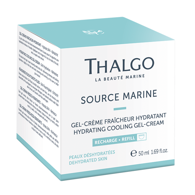 THALGO Source Marine - Kühlendes Feuchtigkeitsfluid - Refill – Umkarton, 50ml