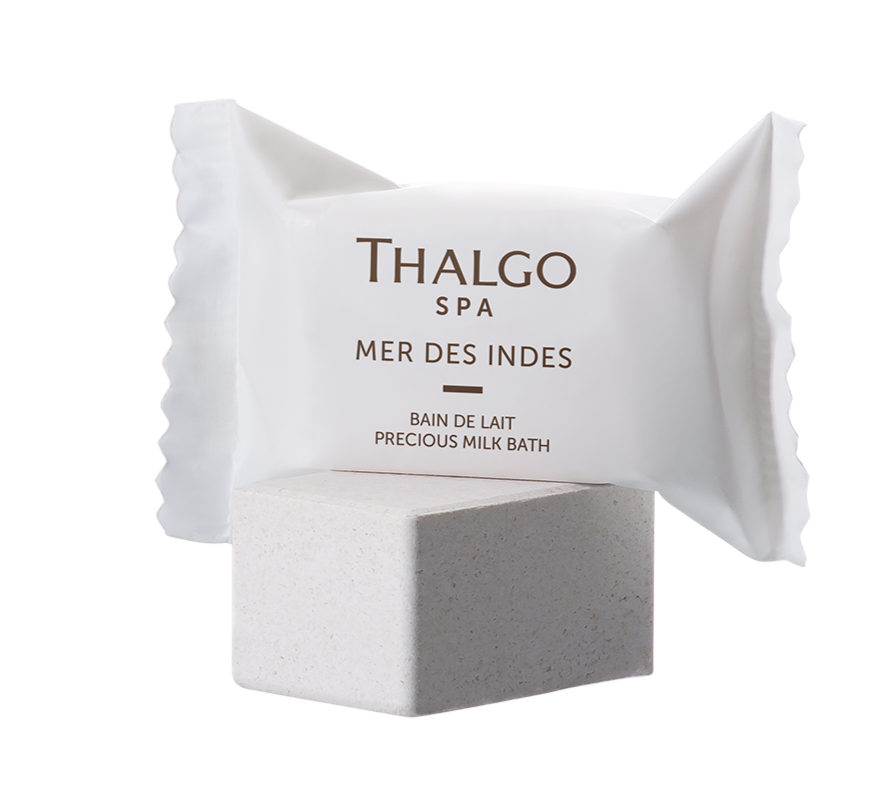 THALGO SPA Mer des Indes - Kostbares Milchbad, 28g, Badewürfel und Sachet