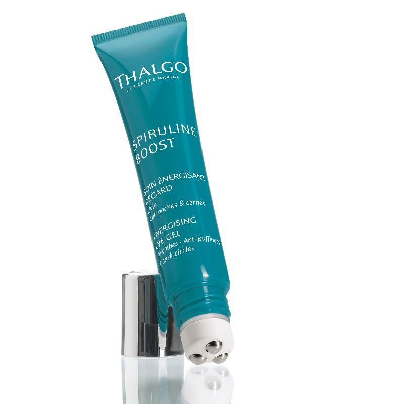 THALGO Spirulina Boost - Vitalisierende Augen-Pflege, 15ml, Tube mit Roll-on Applikator