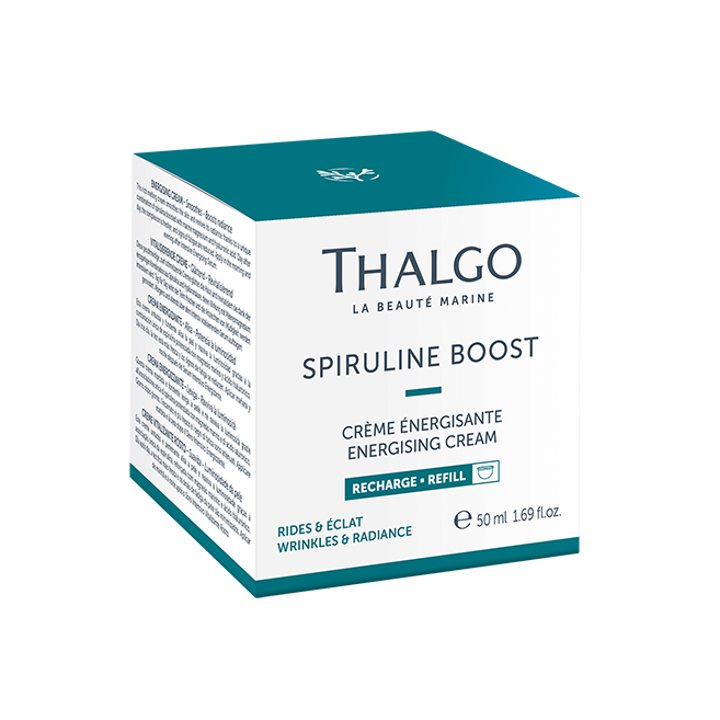 THALGO Spirulina Boost - Vitalisierende Creme REFILL, 50ml, Umkarton