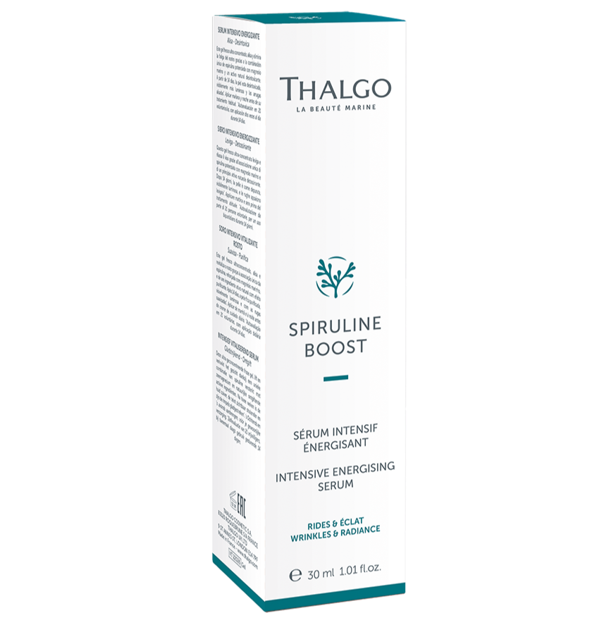 THALGO Spirulina Boost - Vitalisierendes Intensivserum  – für Mischhaut, 30ml, Umkarton