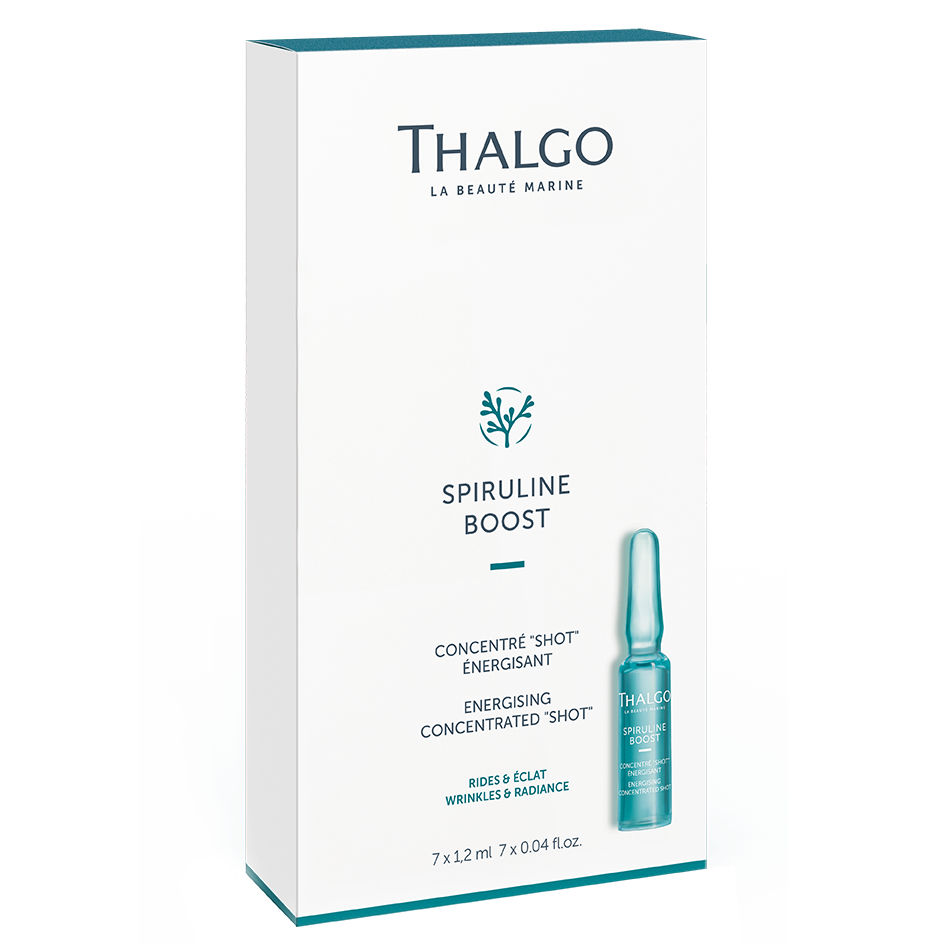 THALGO Spirulina Boost - Vitalisierendes Shot-Konzentrat, 7x1,2ml, Umkarton