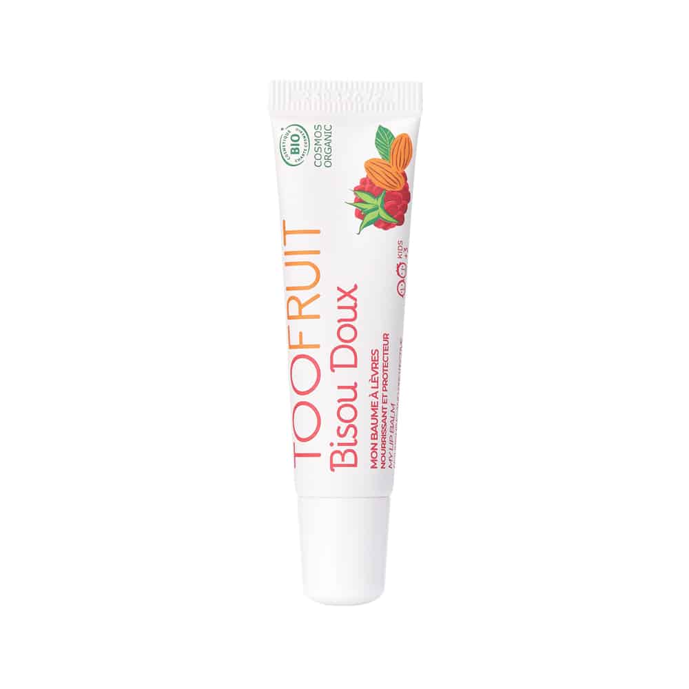 TOOFRUIT Bisou Doux Lippenbalsam – Himbeere - Mandel, 10ml