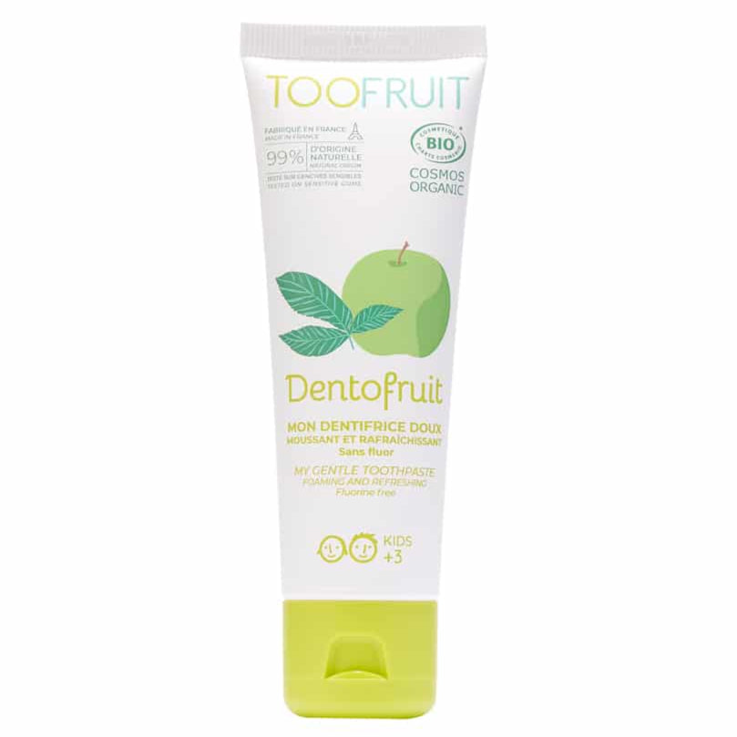 TOOFRUIT Dentofruit Zahncreme  – Apfel-Minze, 60g, Tube