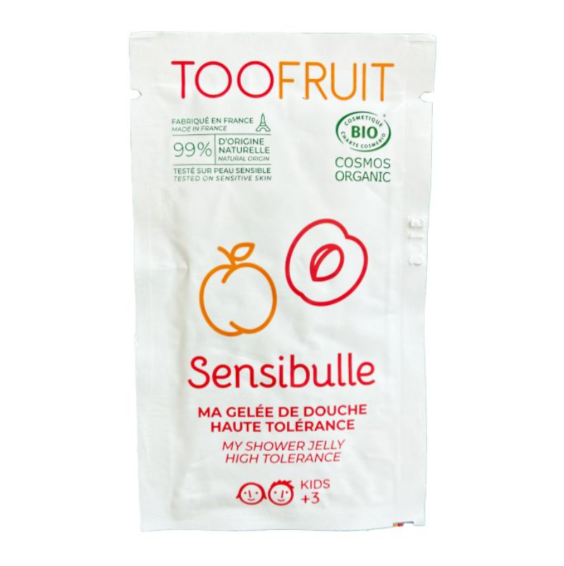 TOOFRUIT Duschgel Aprikose - Pfirsisch – Probe, 8ml, Sachet
