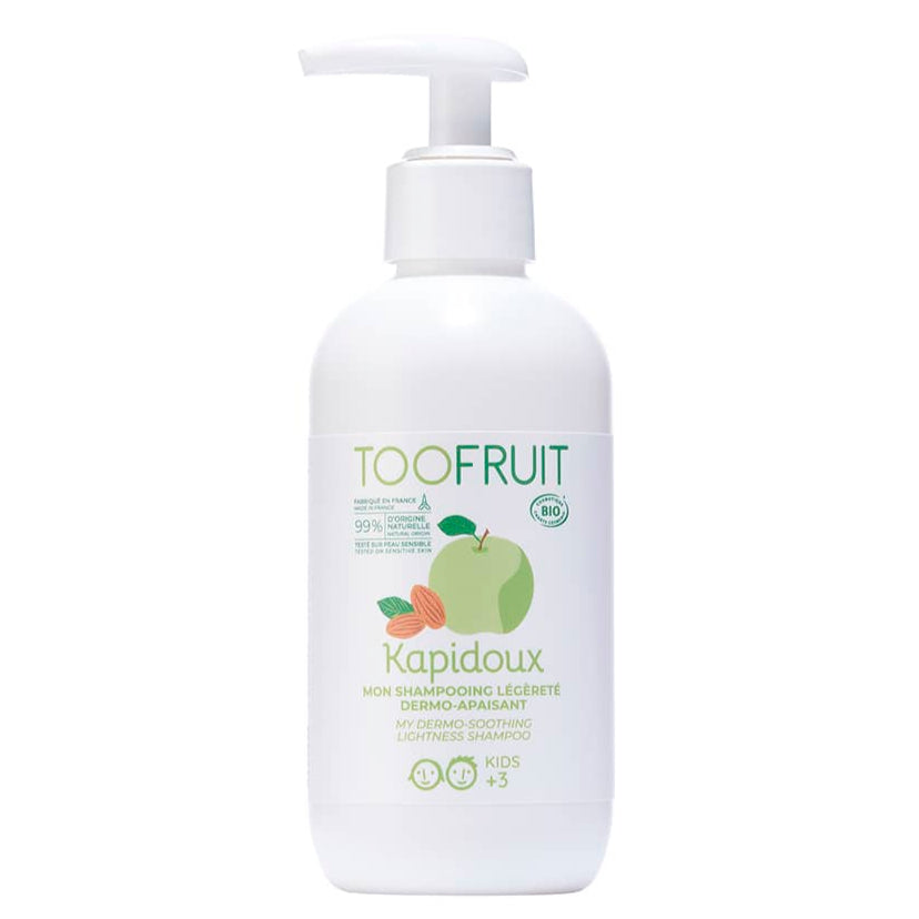 TOOFRUIT Kapidoux Apfel-Süßmandel -Shampoo , 200ml, Pumpspender