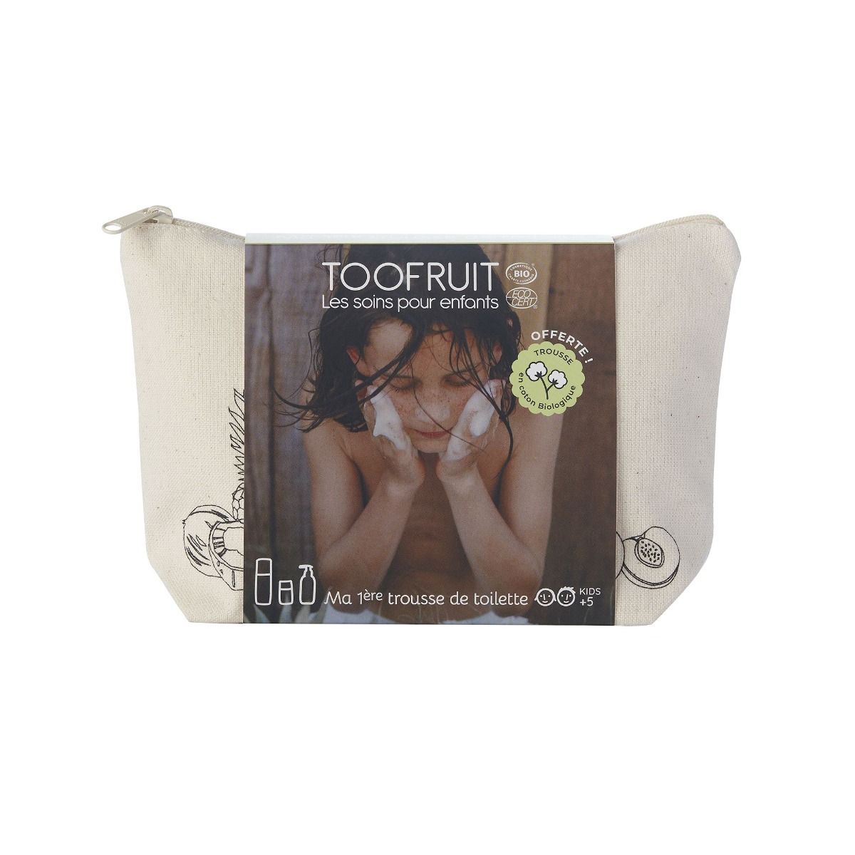 TOOFRUIT Mein erster Kulturbeutel, 1Stk, Kosmetiktasche