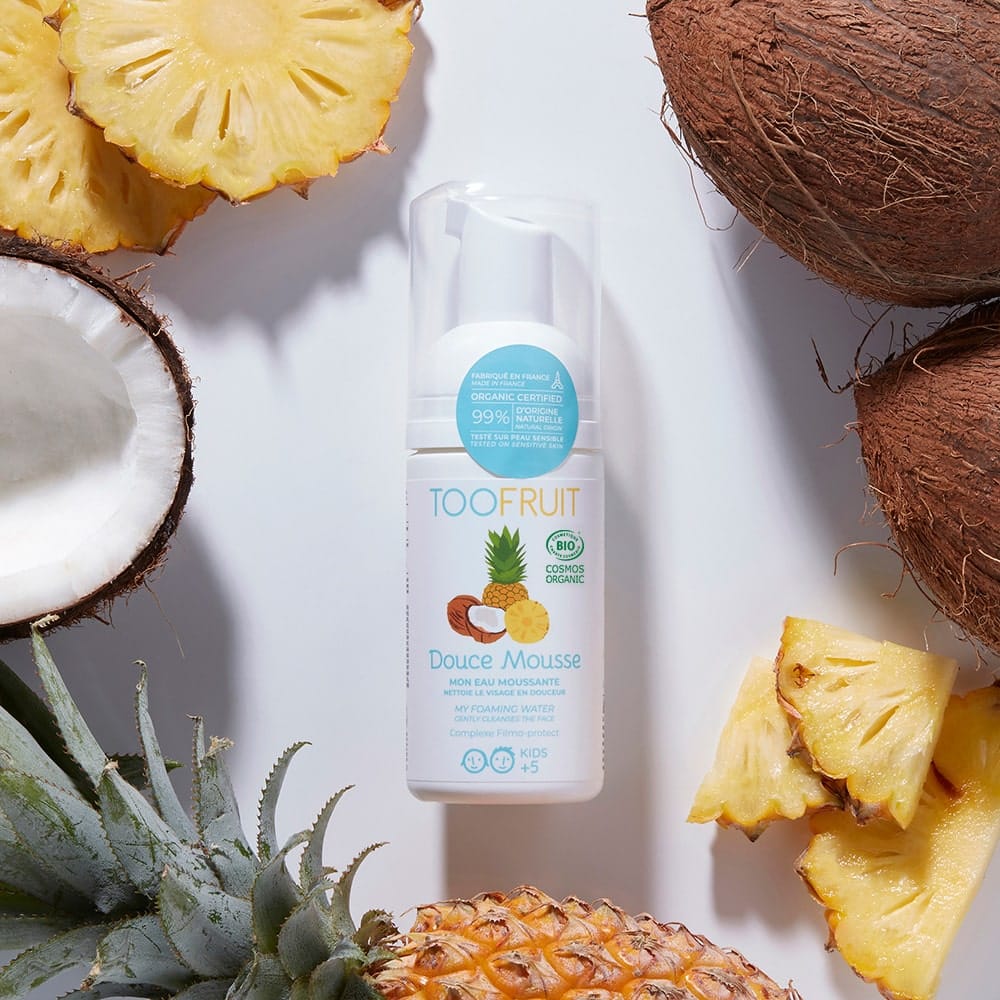 TOOFRUIT Reinigungsschaum – 100ml, Schaumspender mit Ananas und Kokosnuss