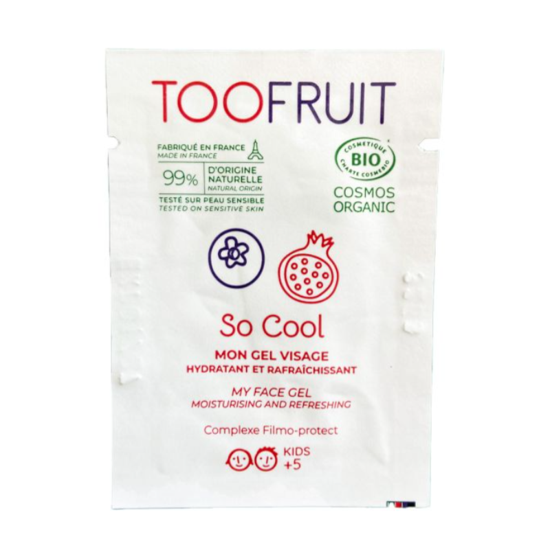TOOFRUIT So Cool Erfrischungsgel Blaubeere - Granatapfel – Probe, 1ml, Sachet