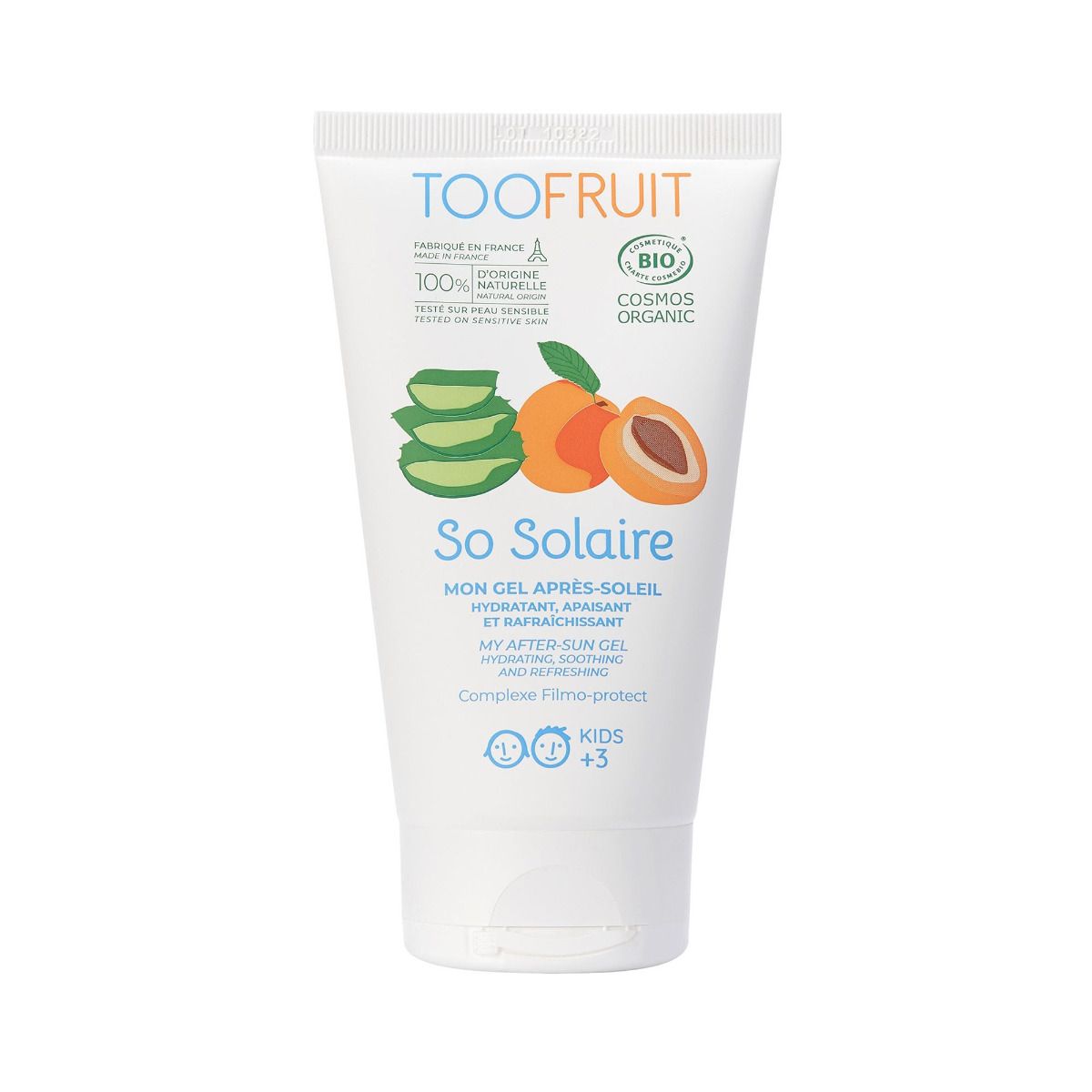 TOOFRUIT So Solaire After Sun Gel Aloe Vera, 150ml, Tube