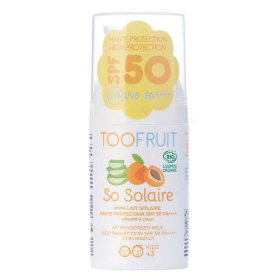 TOOFRUIT So Solaire Sonnenschutzcreme – LSF50+, 30ml, Pumpspender