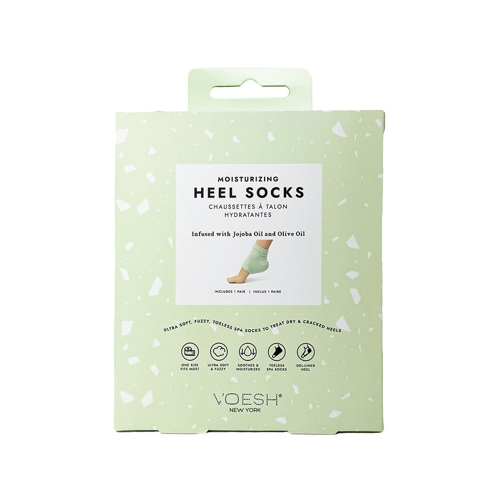 VOESH Moisturizing Heel Socks – mint, 1Paar, Umkarton