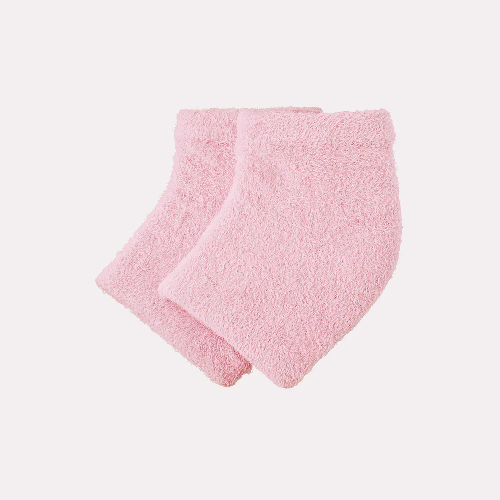 VOESH Moisturizing Heel Socks – rosa, 1Paar, Fersensocken
