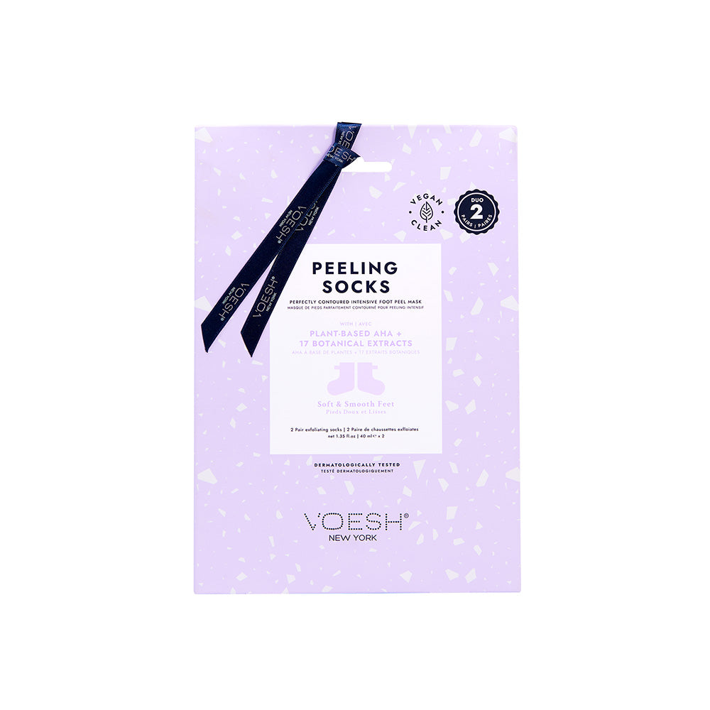 VOESH Peeling Socks Duo, 2Paar, Umkarton