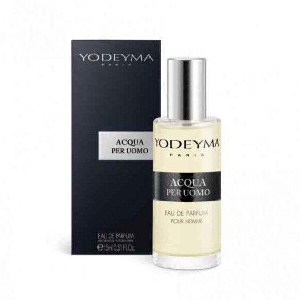 YODEYMA Acqua per Uomo, 15ml, Flacon und Umkarton