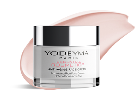 YODEYMA Essential Cosmetics Anti-Aging Face Cream, 50ml, Tiegel und Produktprobe