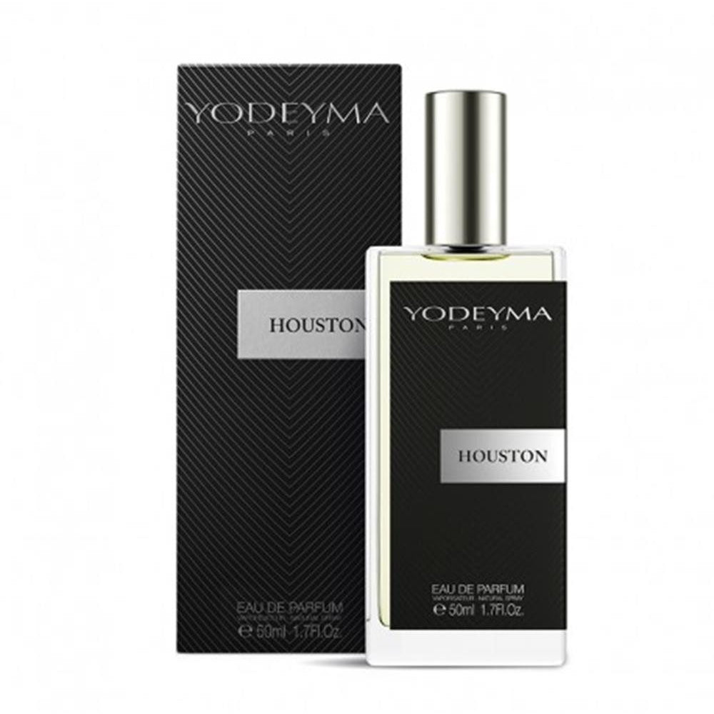 YODEYMA Houston – aromatisch-holziger Herrenduft, 50ml, Flacon und Umkarton