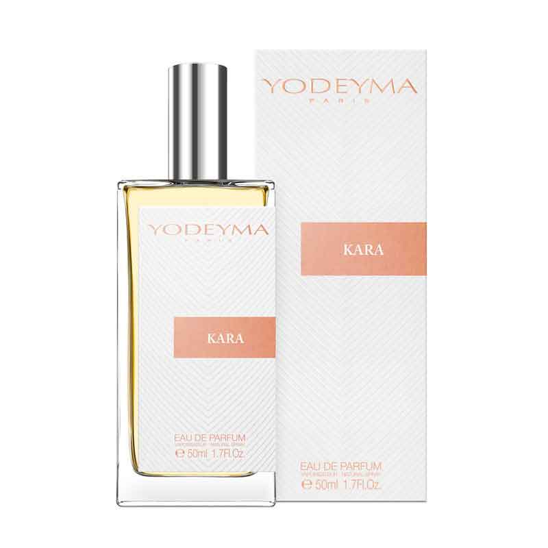 YODEYMA Kara – frischer floral-holziger Damenduft, 50ml, Flacon und Umkarton