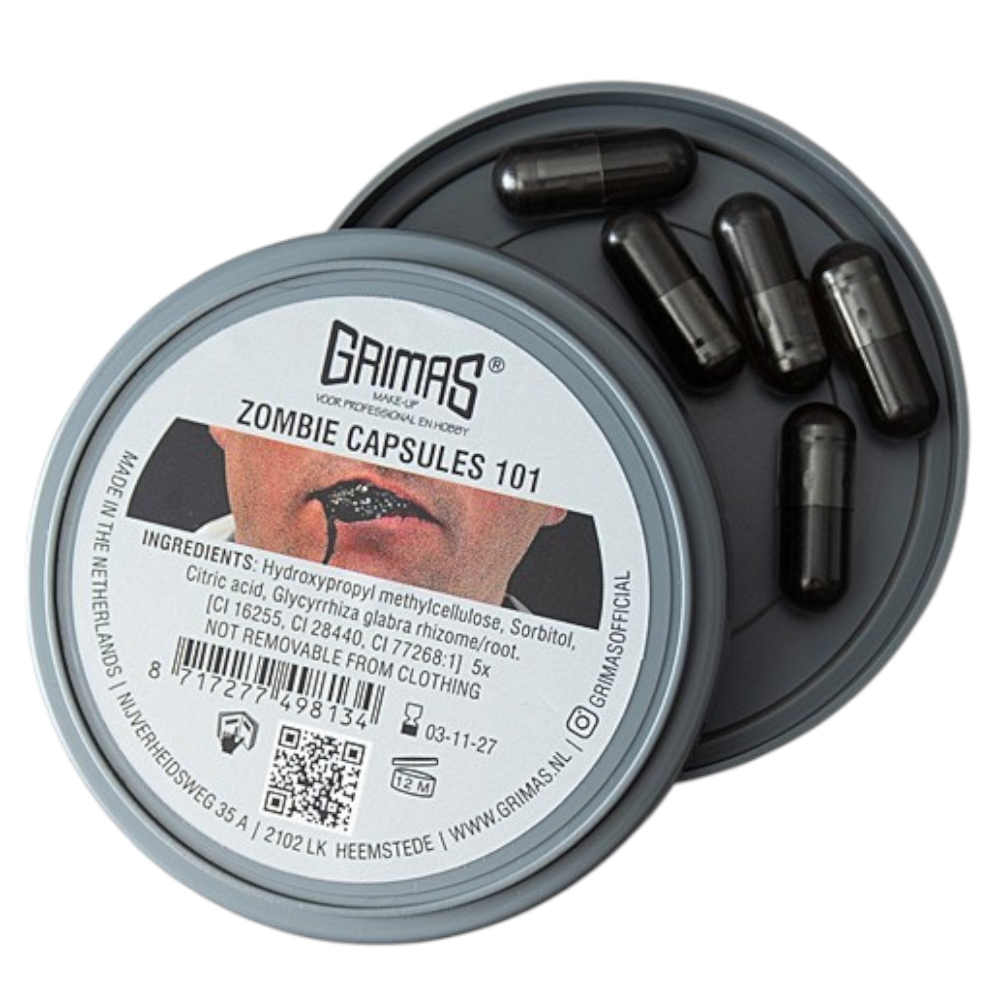 Grimas Zombie-Kapseln 5 Stück