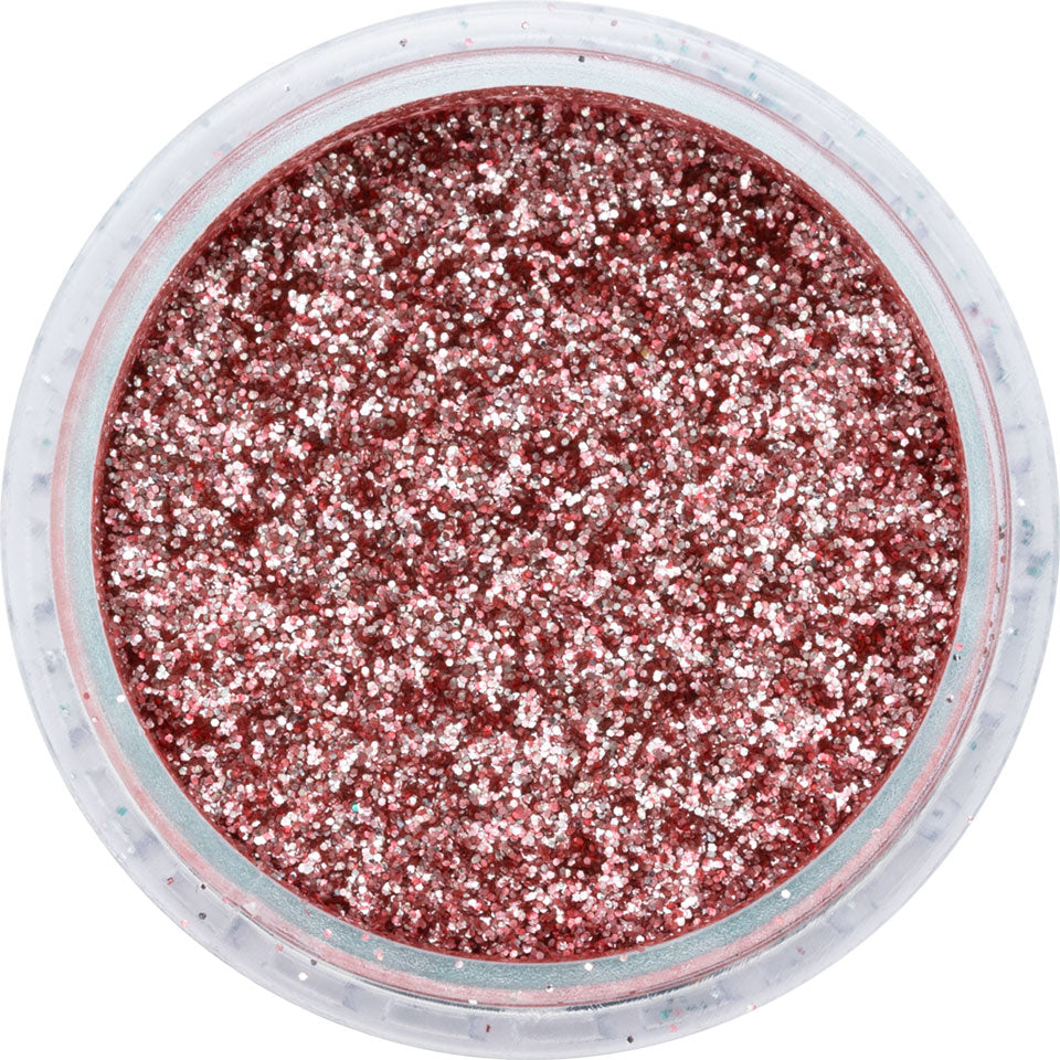 KRYOLAN PINTURA Natural Glitter 4 Farben-Set, 5g, Dose offen rot