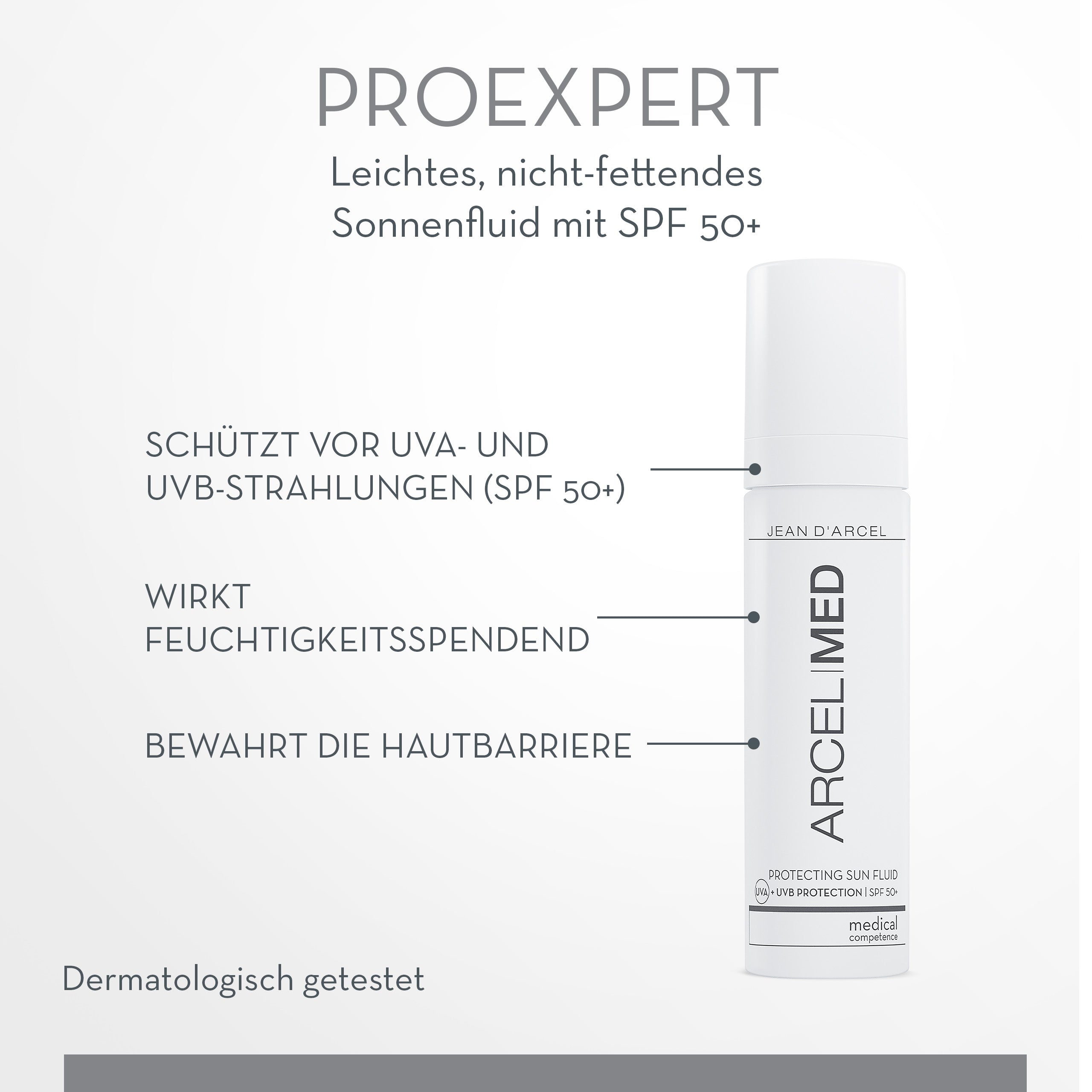 JEAN D'ARCEL ARCELMED Protecting Sun Fluid SPF 50+ 50ml