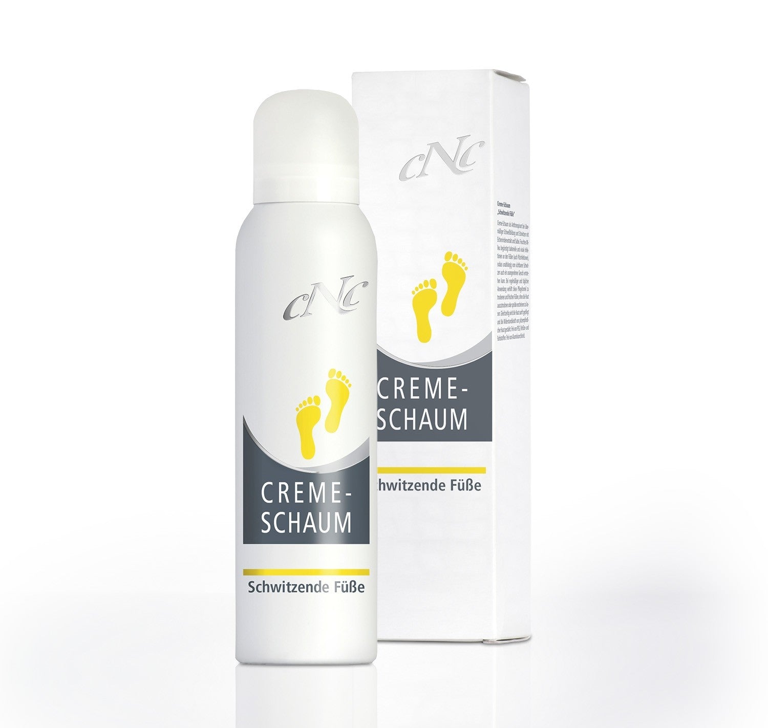 CNC Creme Schaum schwitzende Füße 150ml