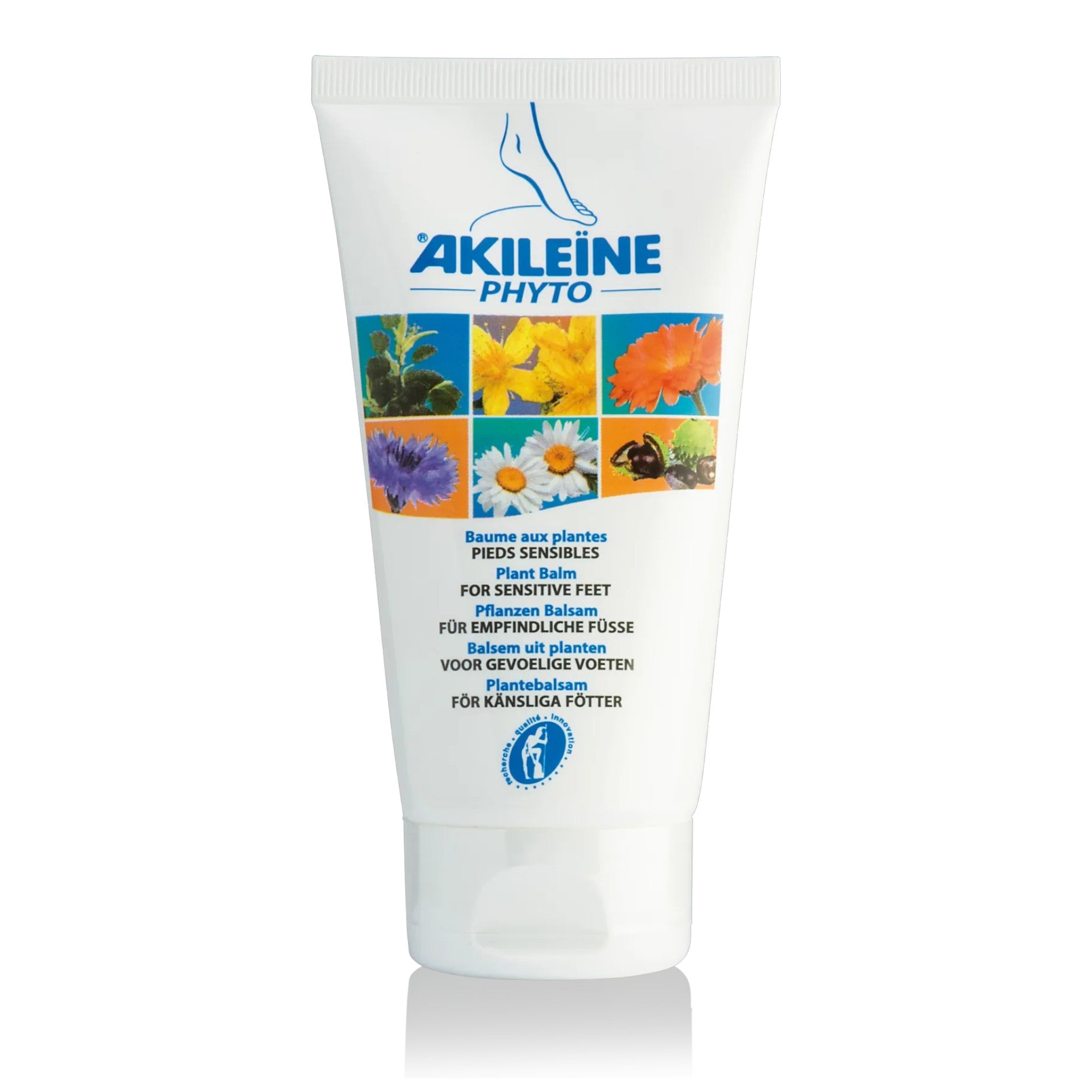 BAEHR AKILEINE Phyto Pflanzenbalsam  – Pflege für empfindliche Füße, 150ml, Tube