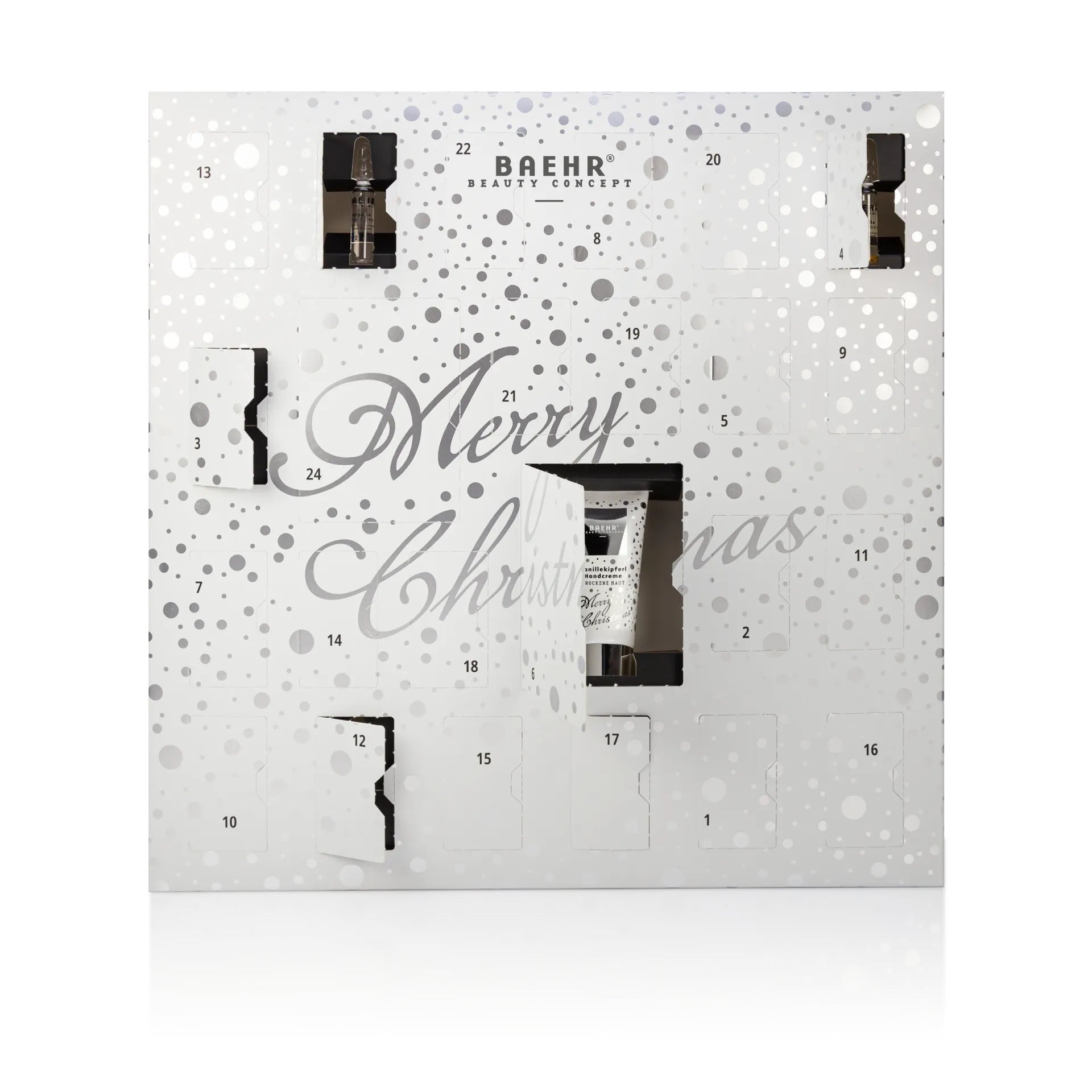 BAEHR Ampullen-Adventskalender 2025, ., teilweise offen