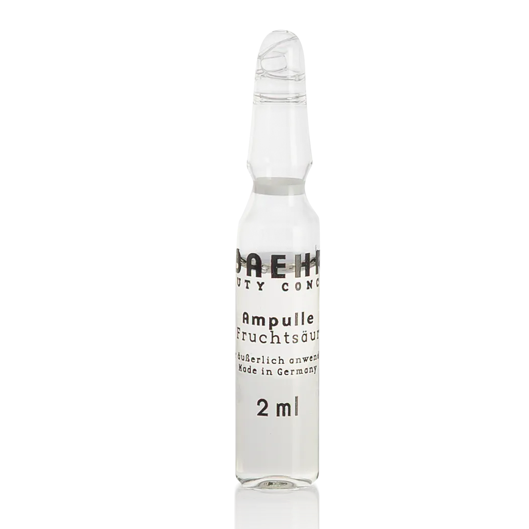 BAEHR beauty concept Ampulle AHA Fruchtsäure 7% – Hautbildverfeinerung, 10x2ml, Einzelampulle