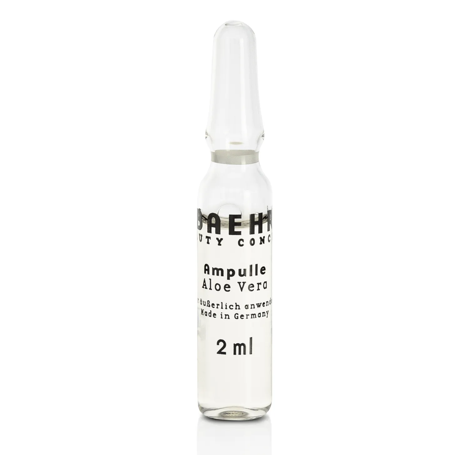 BAEHR beauty concept Ampulle Aloe Vera – Feuchtigkeitskur, 2ml, Einzelampulle