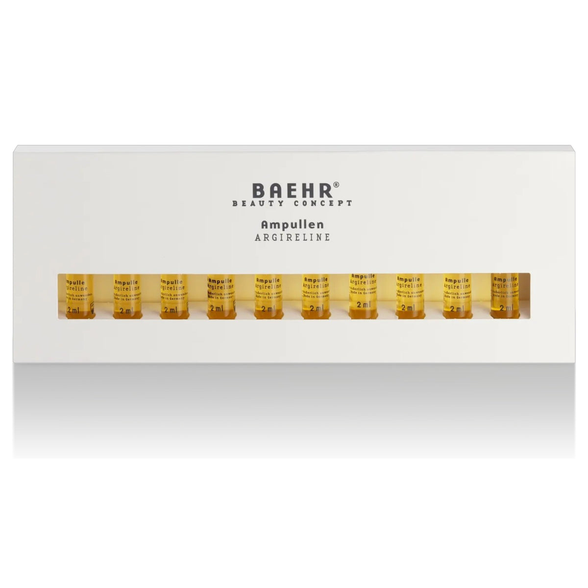 BAEHR beauty concept Ampulle Argireline  – glättende Intensivpflege, 10x2ml, Umkarton