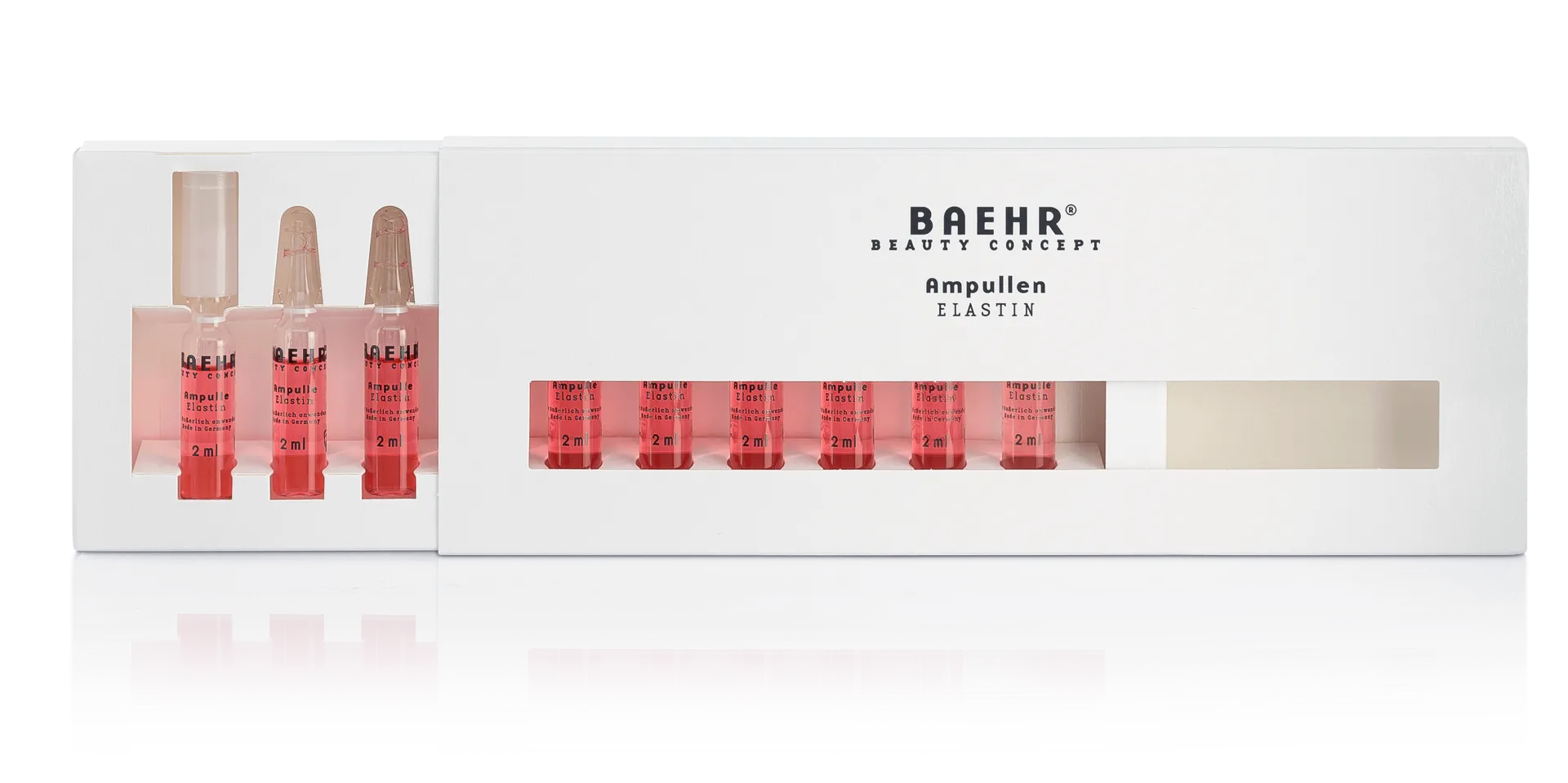 BAEHR beauty concept Ampulle Elastin  – Straffende Intensivpflege, 10x2ml, Ampullen in Umkarton offen