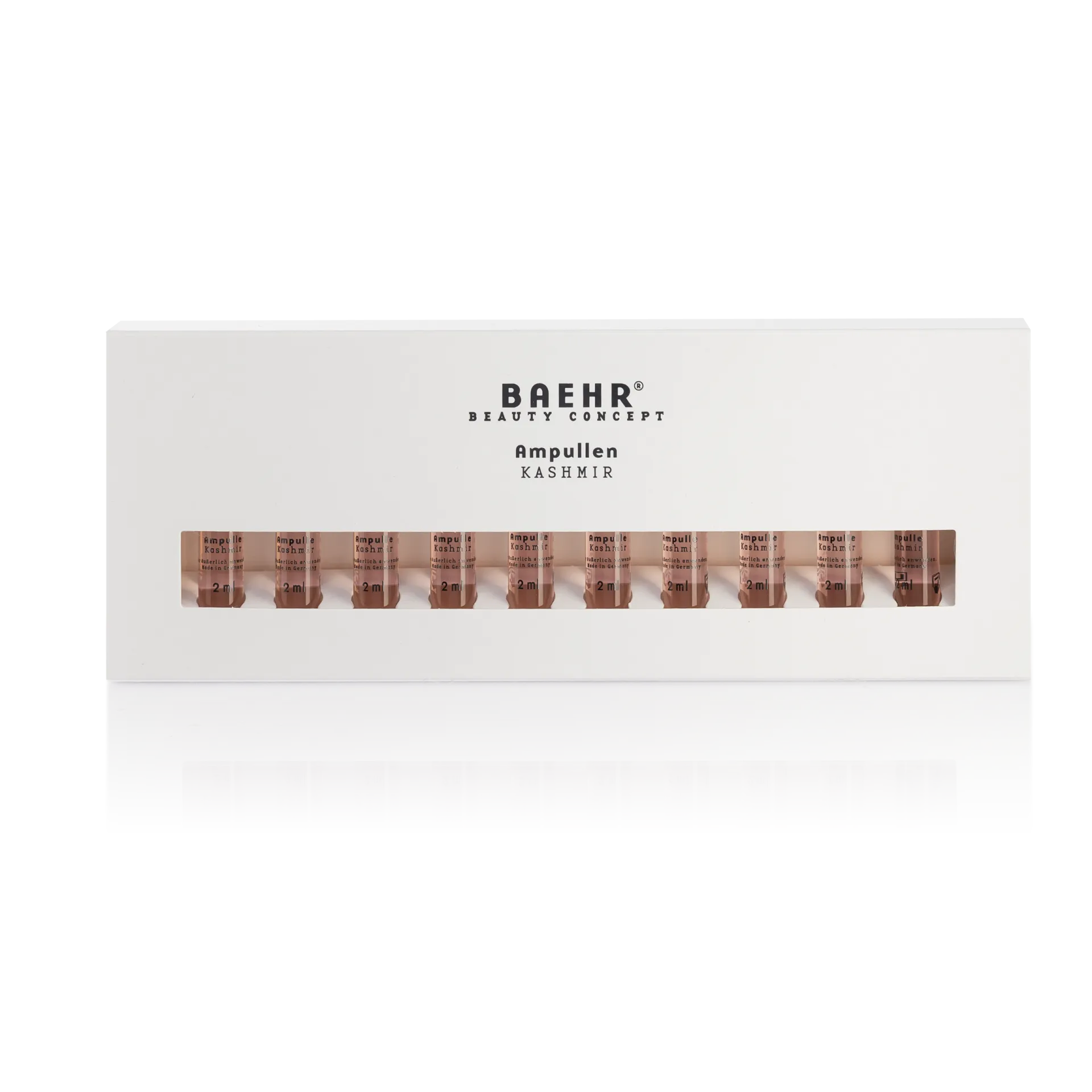 BAEHR beauty concept Ampulle Kashmir – mit Hyaluron & Seidenprotein, 10x2ml, Umkarton geschlossen